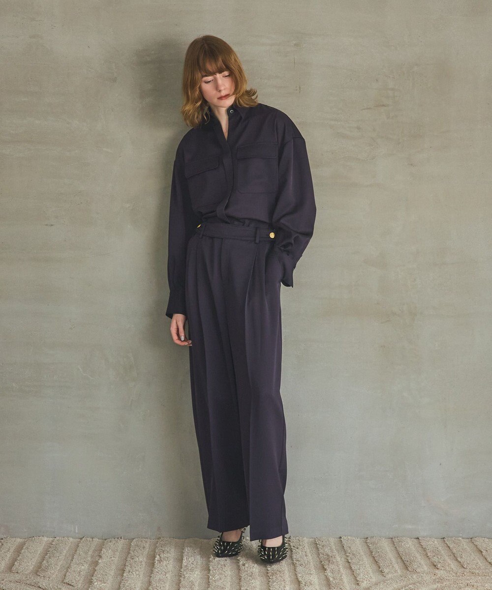 GRACE CONTINENTAL トリアセカルゼパンツ 