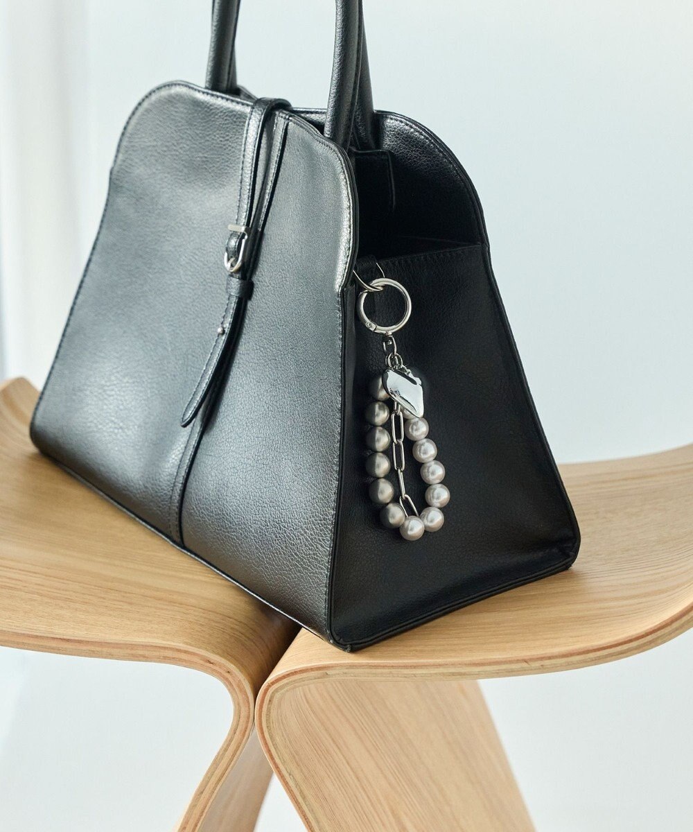 Phoebe ハートメタルボールバッグチャーム　シルバー 