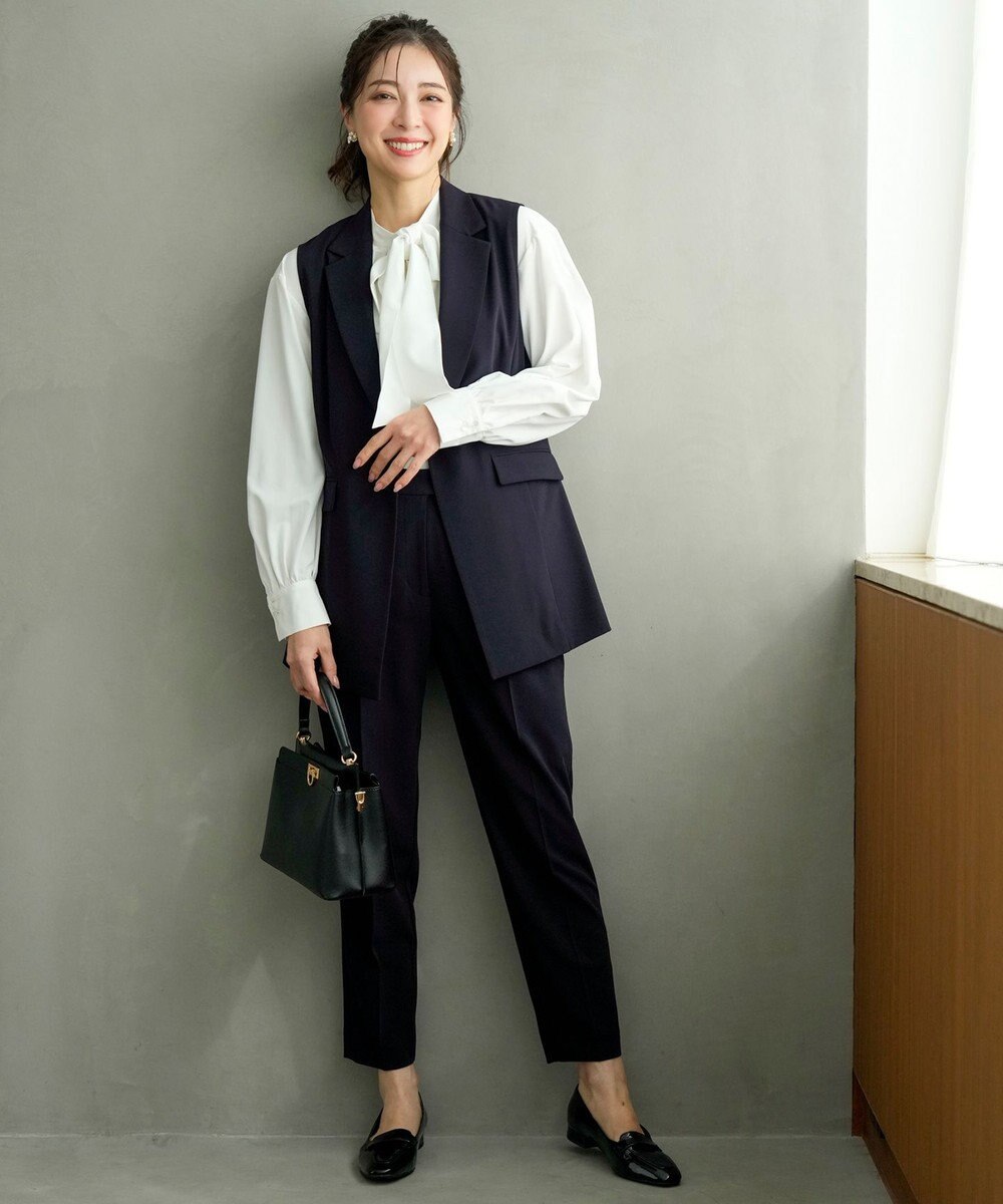 ANY SIS L 【2WAY】リボンギャザー ブラウス 