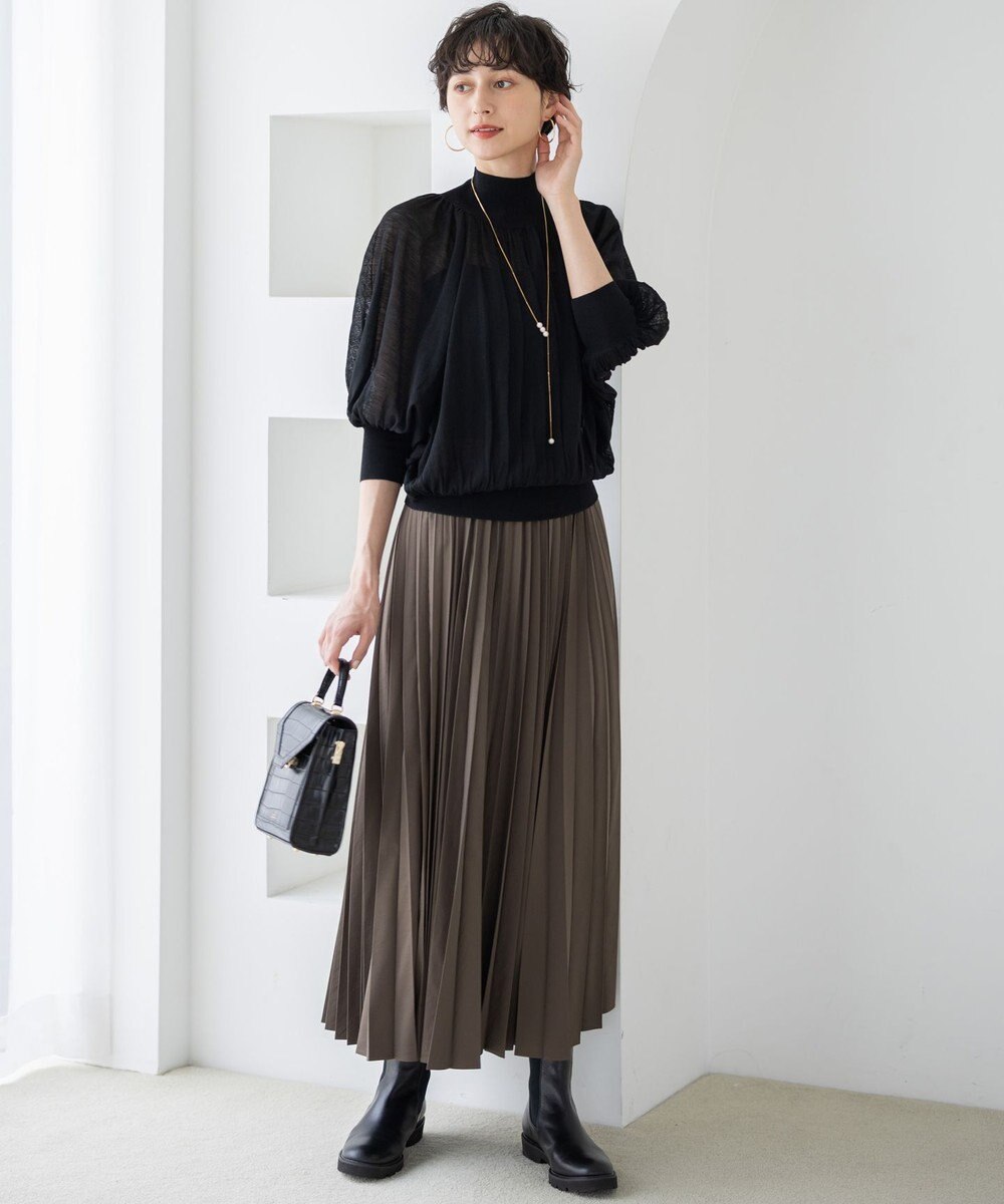 23区 S 【見上愛さん着用/CanCam11月号掲載】パウダリータイプライター プリーツ スカート 