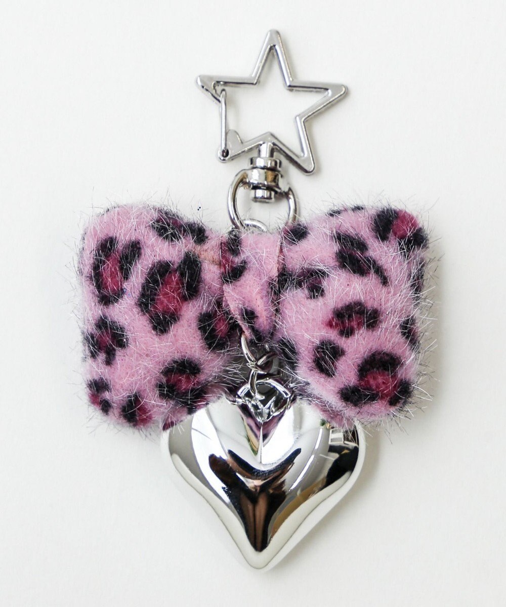 WEGO レオパードリボンキーホルダー 