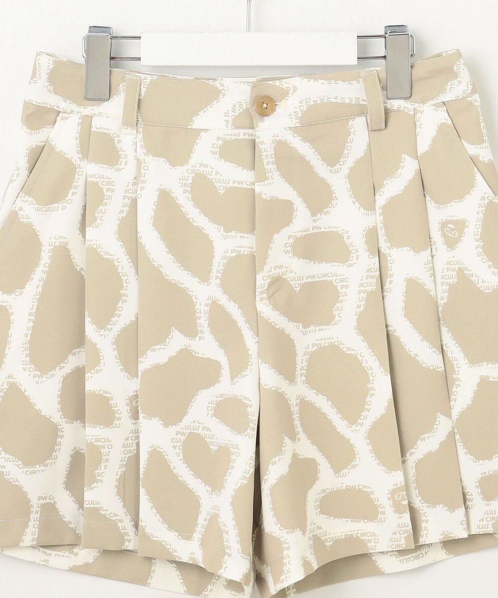PW CIRCULUS 【WOMEN】ジラフ柄キュロット ゴルフウェア レディース 