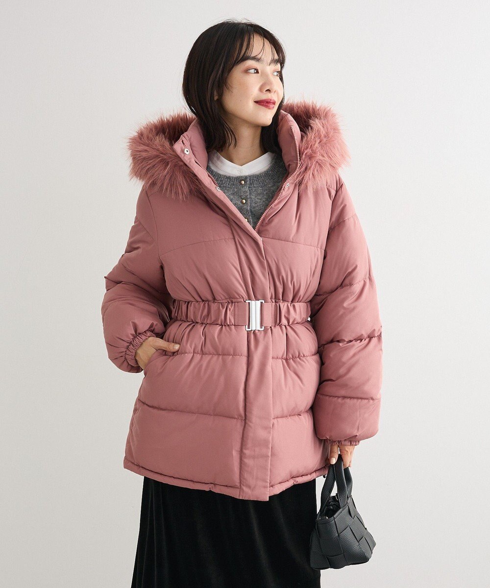 Green Parks ・ｓｗｉｎｇ　ｂｙ　ファイバーダウンベルト付コート 