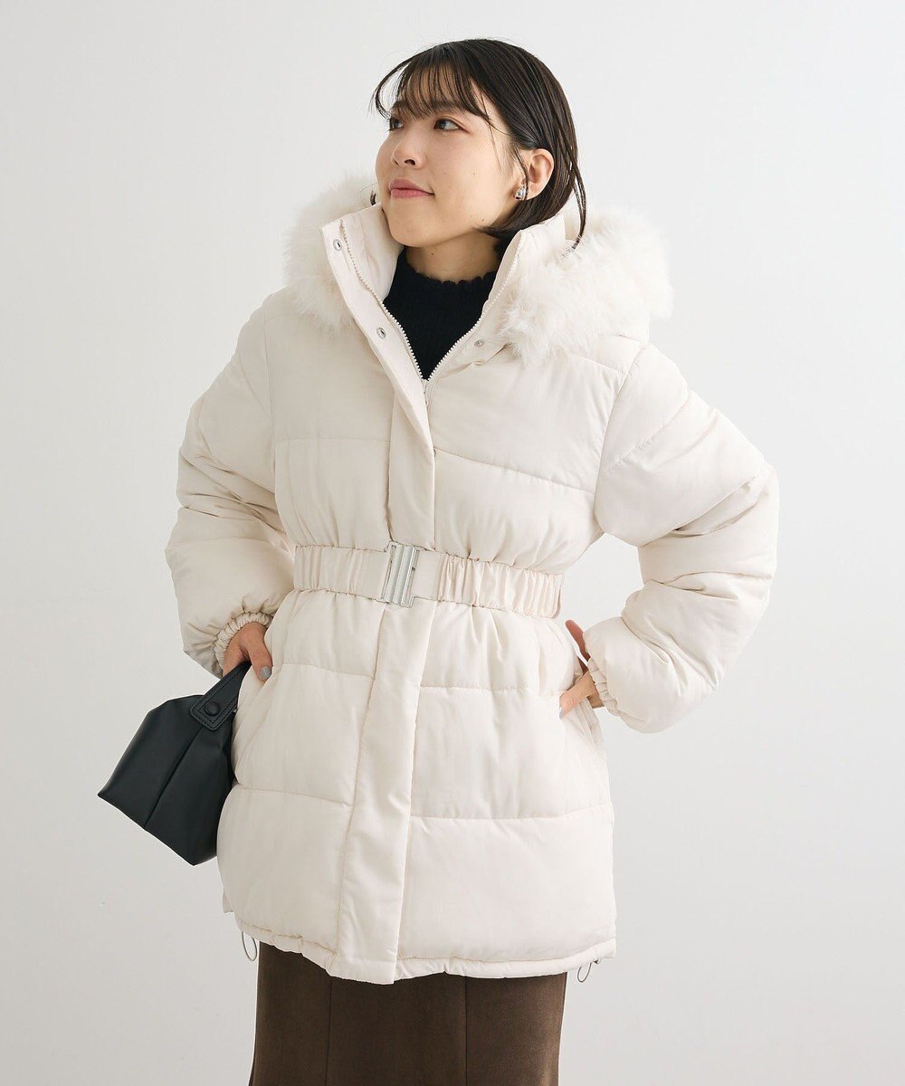 Green Parks ・ｓｗｉｎｇ　ｂｙ　ファイバーダウンベルト付コート 