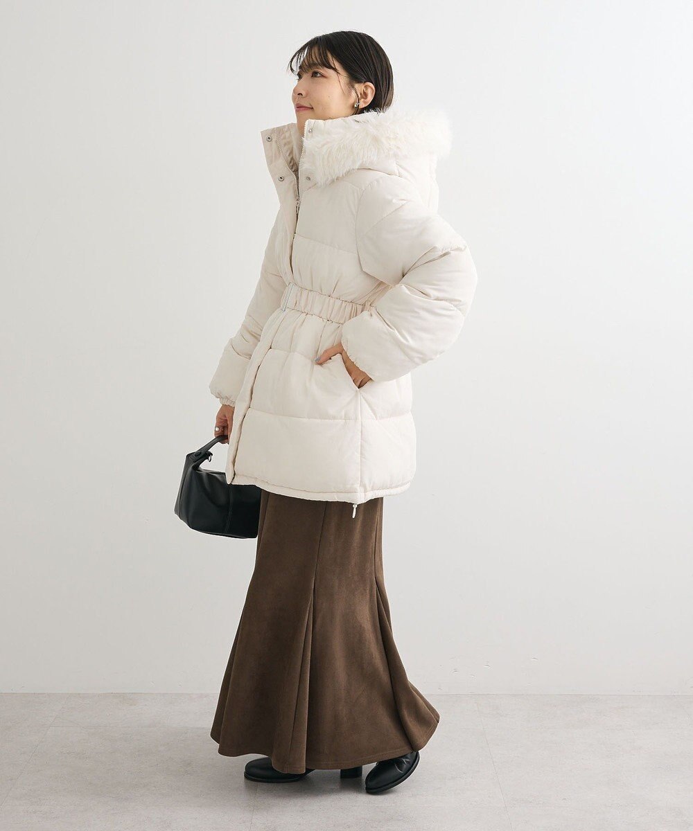 Green Parks ・ｓｗｉｎｇ　ｂｙ　ファイバーダウンベルト付コート 