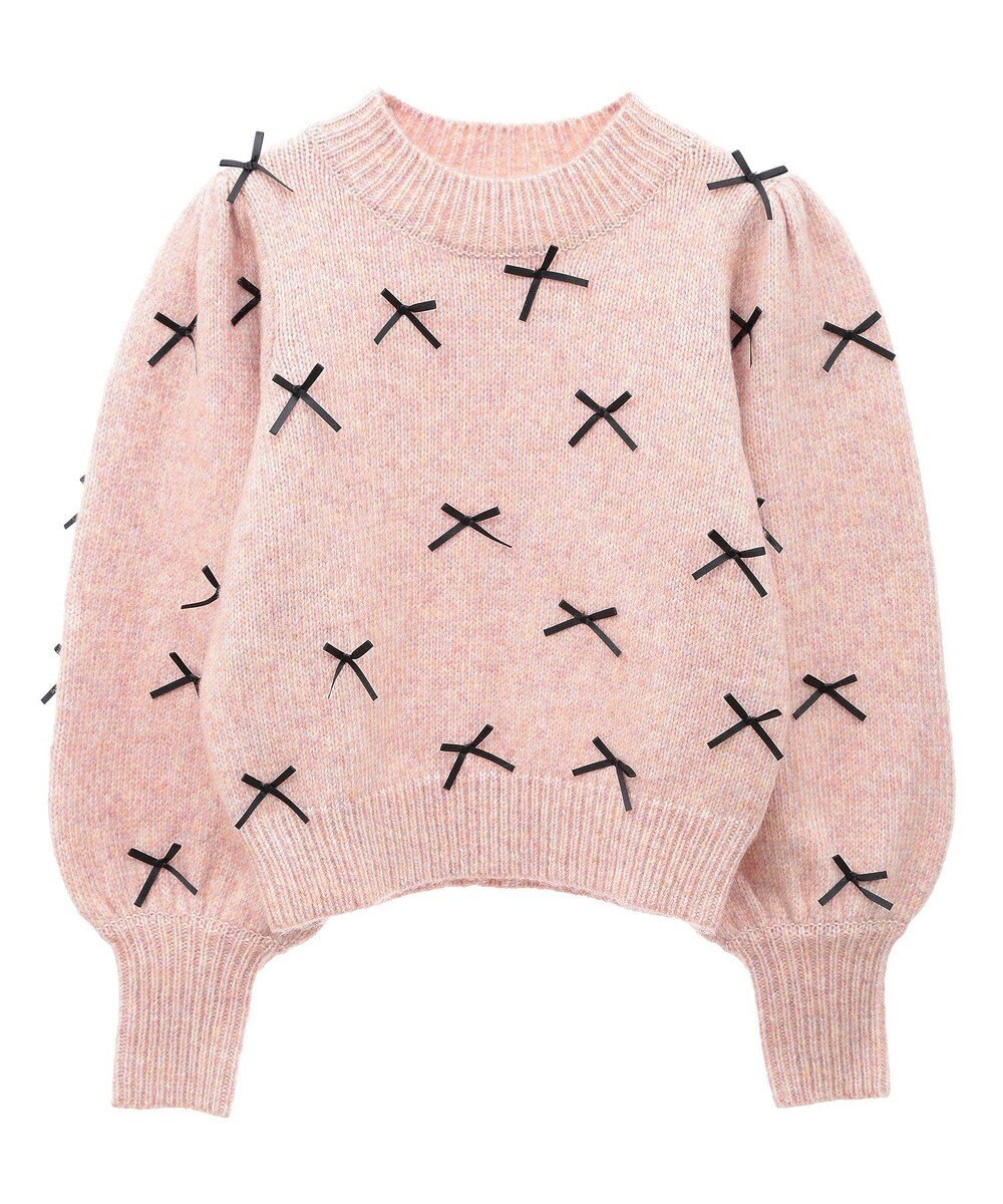 Green Parks ・ＡＮＤＳＥＡＲＣＨ　メニーリボンニットプルオーバー 