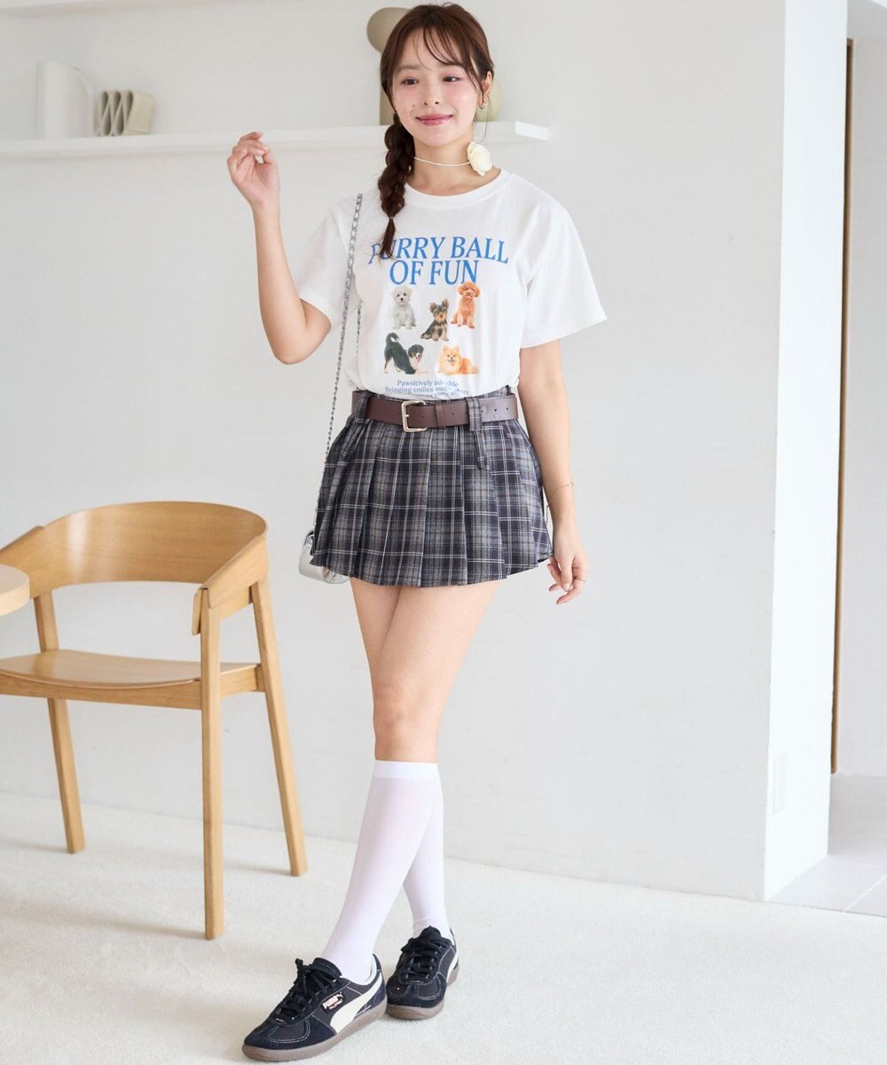 WEGO 【SMサイズ展開】グラフィックTシャツ 