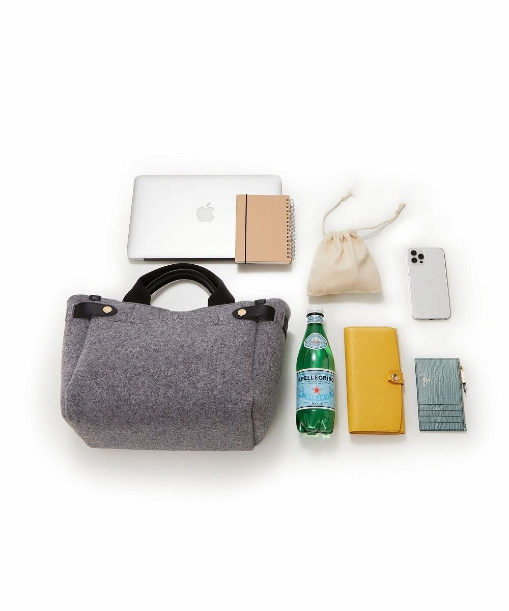 TOPKAPI 【TREASURE TOPKAPI】イタリアンフェルト サイドベルト トートバッグ 