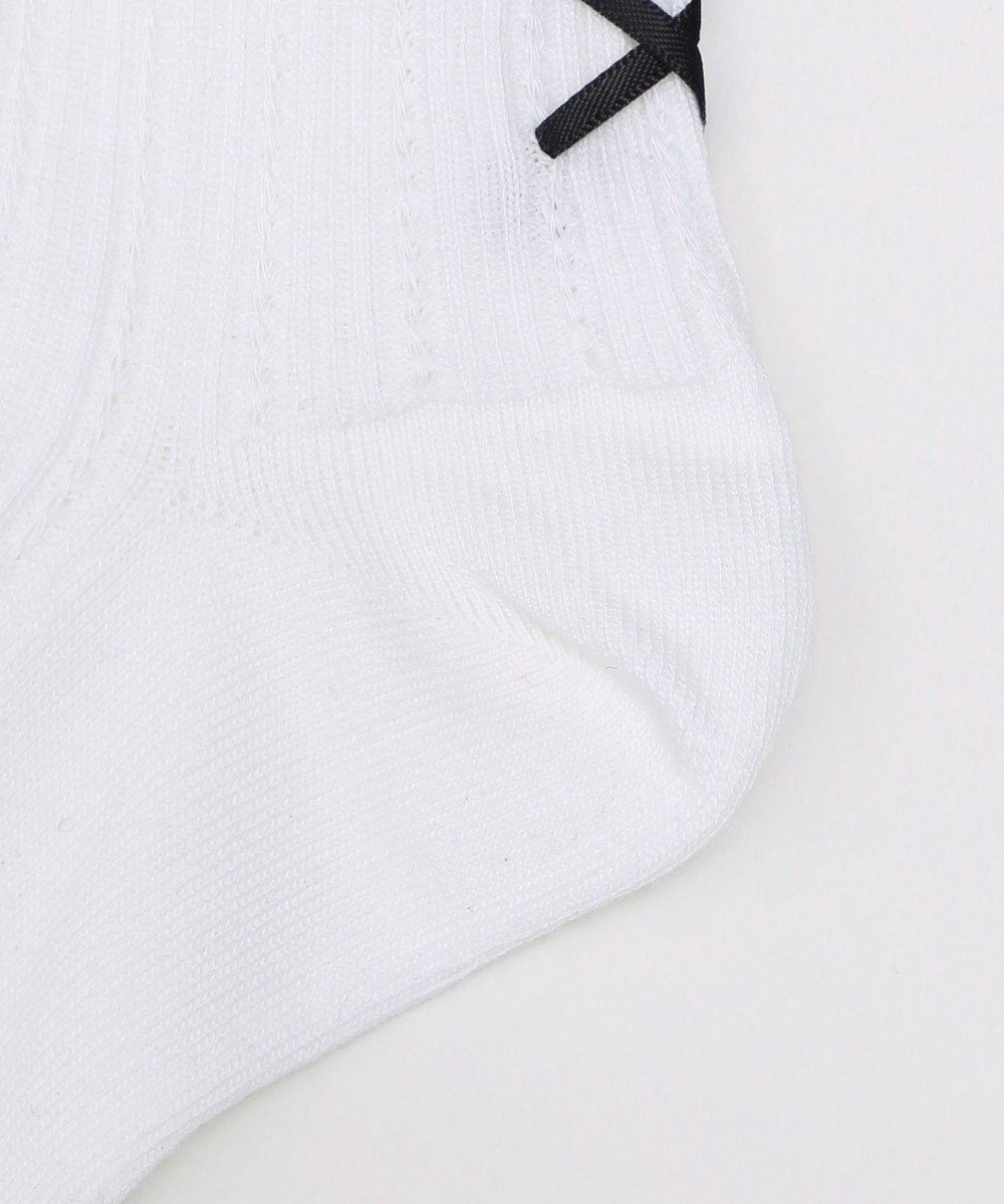 WEGO レースアップバックリボンソックス 