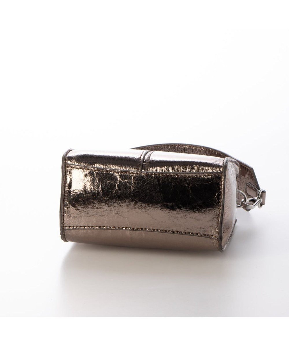 UNBILLION カシュカシュ cachecache / エナメル調ボックスパネルミニショルダー 