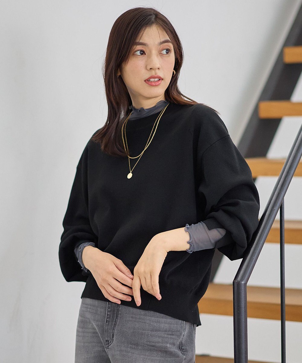 ANY スウェットライクニット 