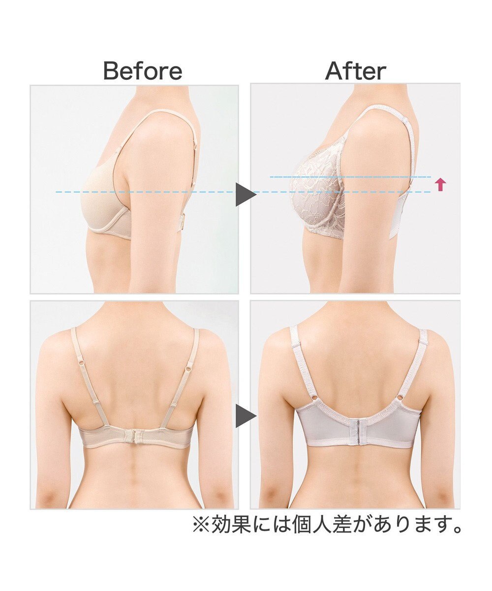 BRADELIS New York 【BRADELIS New York / コンパクト補整ブラ】クイックサポートブラ23S1 着痩せが叶うグラマーさん向け補整ブラ 