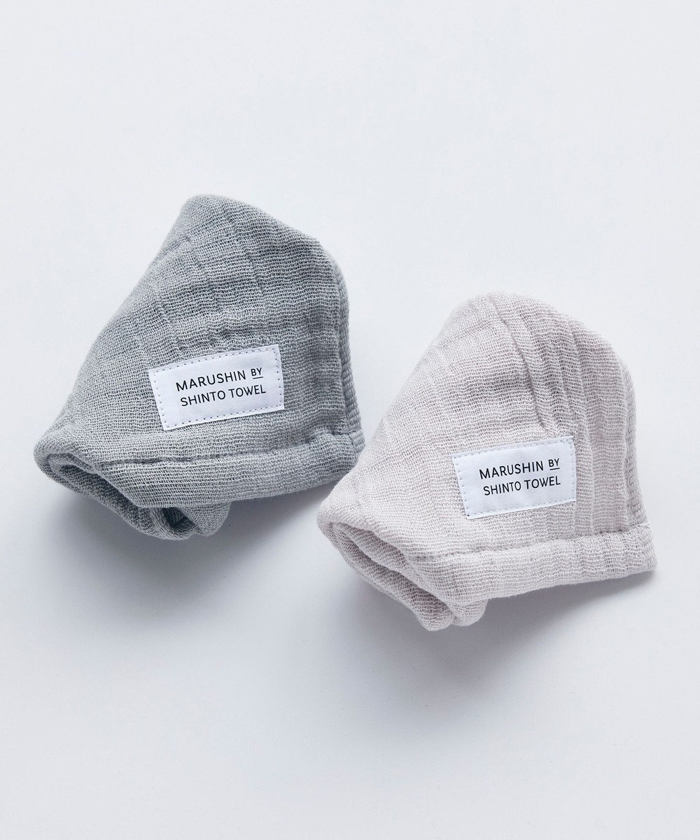 SHINTO TOWEL ランダムガーゼ ハンドタオル2枚セット 