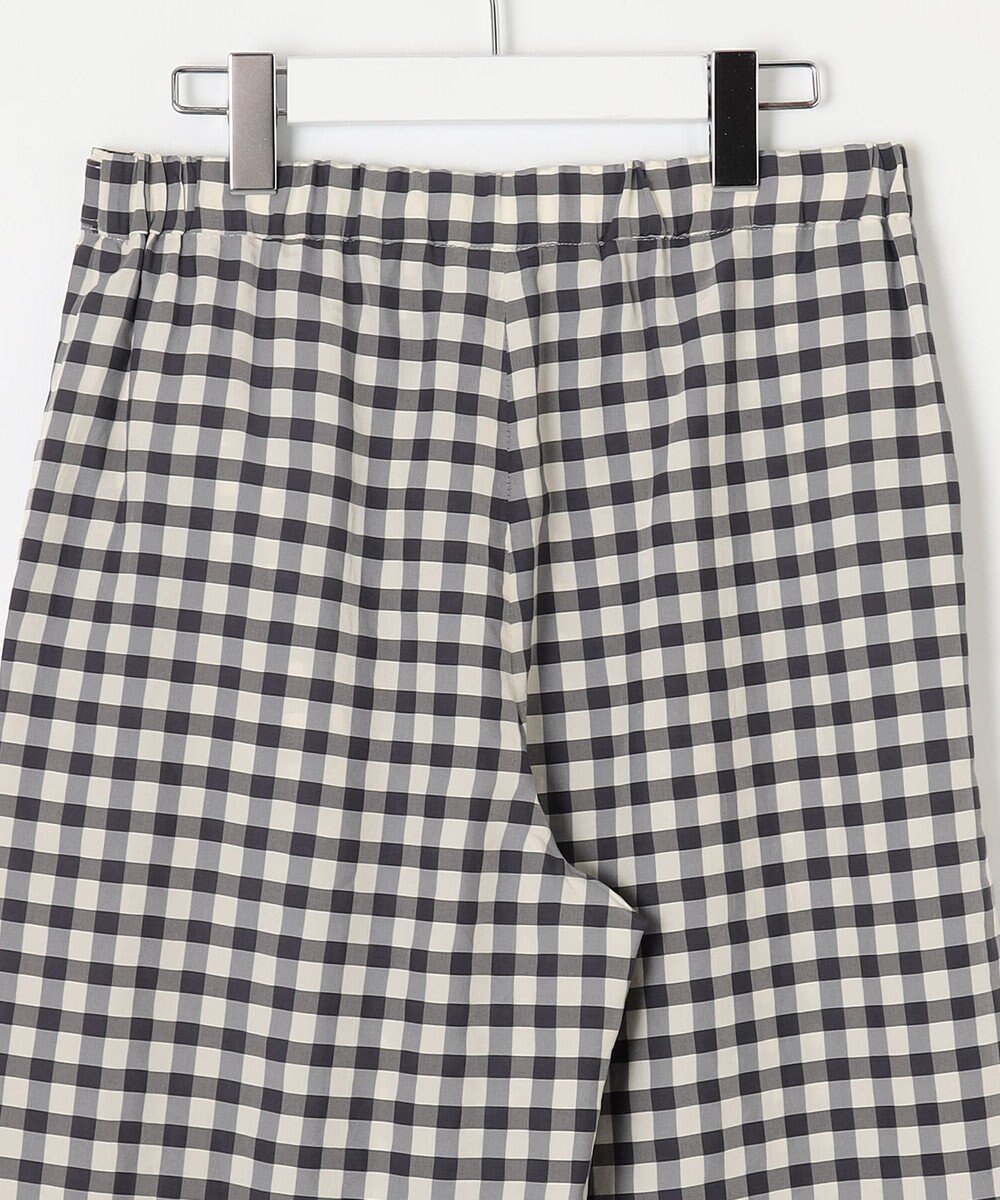 J.PRESS LADIES S 【洗える】アセVisギンガム イージー パンツ 
