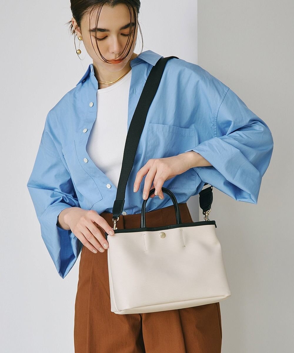 TOPKAPI 【Breath TOPKAPI】RIPPLE リプル ショルダー付き シンプル ミニ トートバッグ 