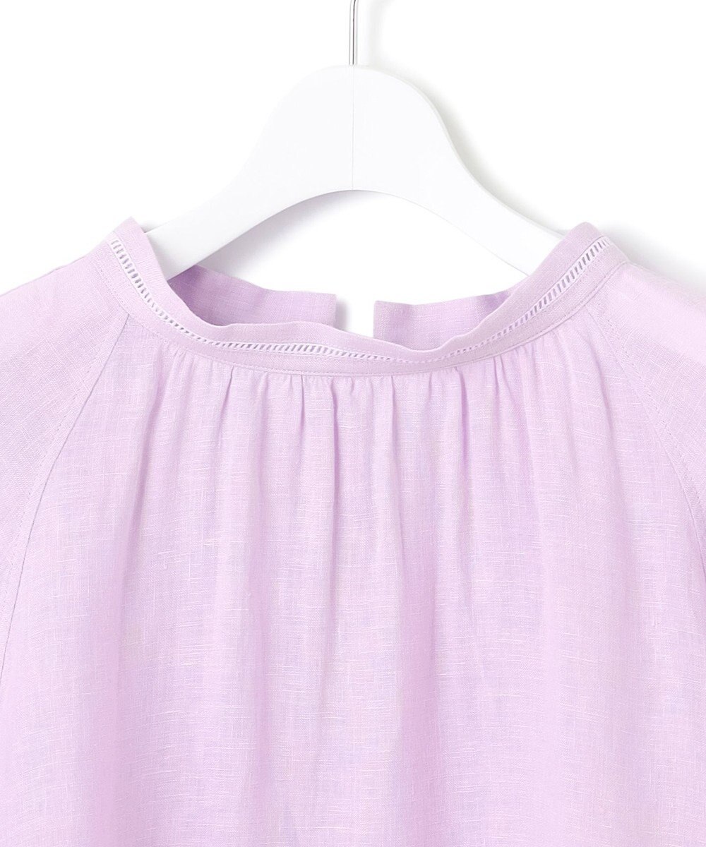 23区 S 【洗える】LIBECOリネン ボリュームスリーブ ブラウス 