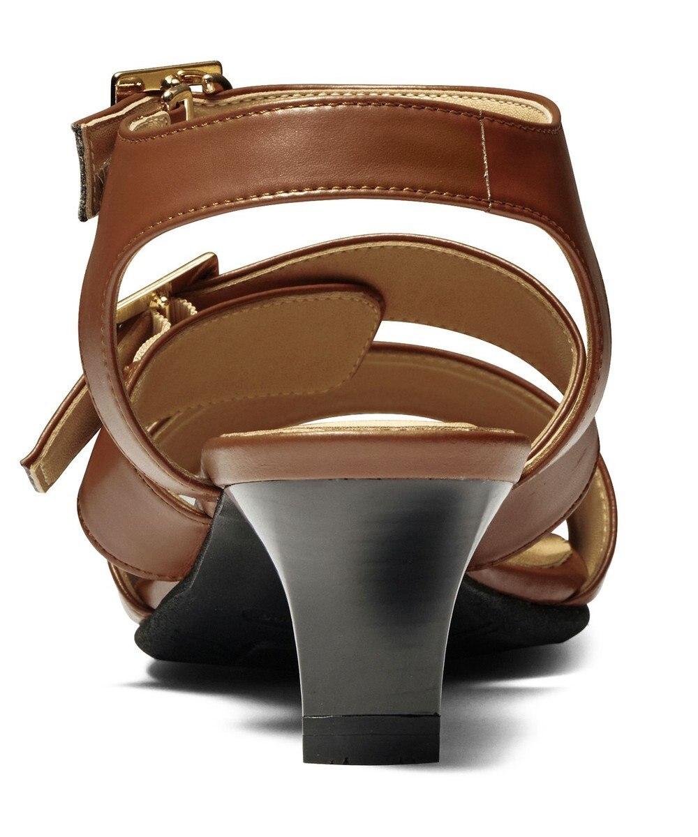 ASICS WALKING ペダラ ヒールサンダル 3E 5.0cmヒール 