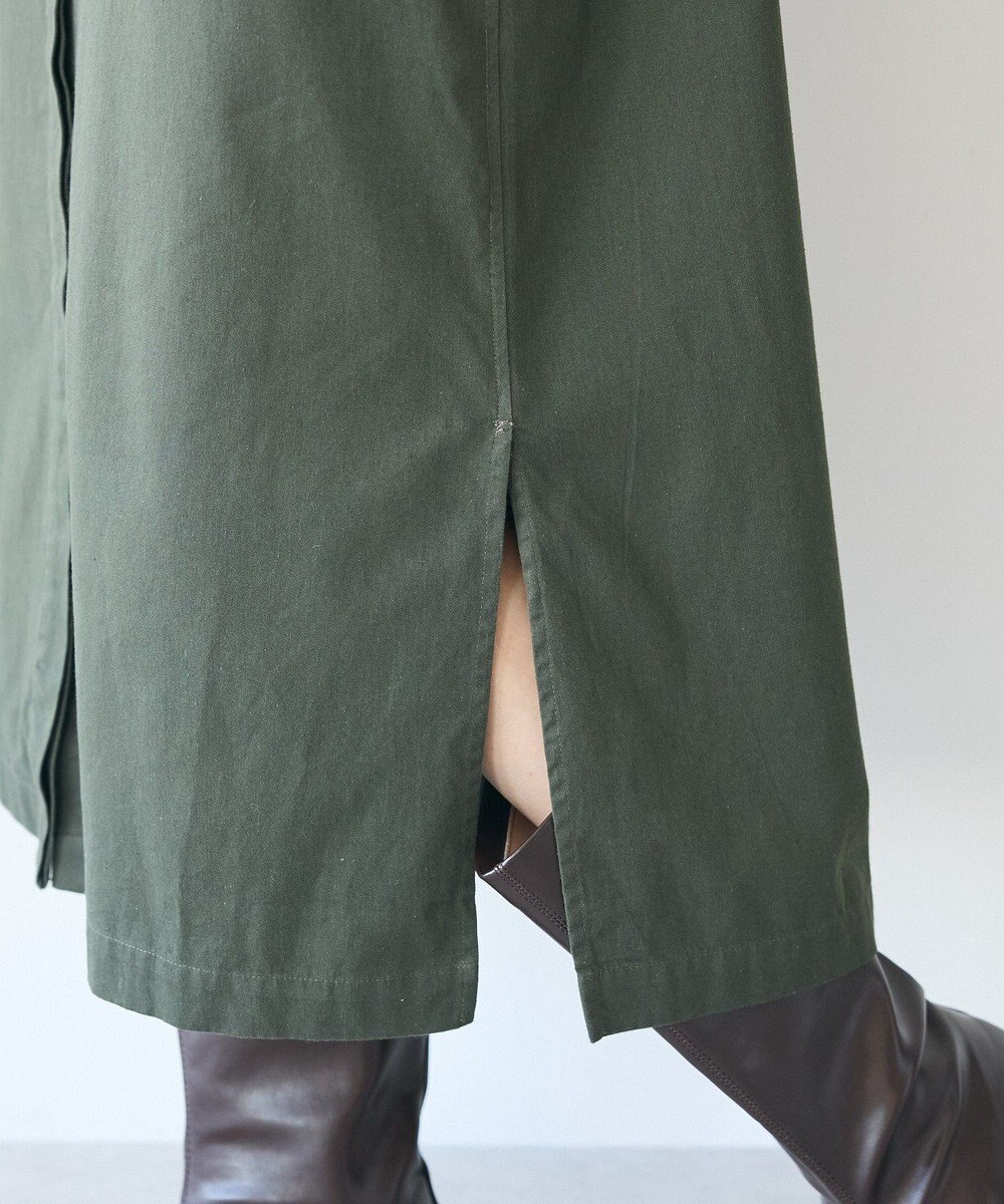 CRAFT STANDARD BOUTIQUE 刺繍入ツイルワンピース 