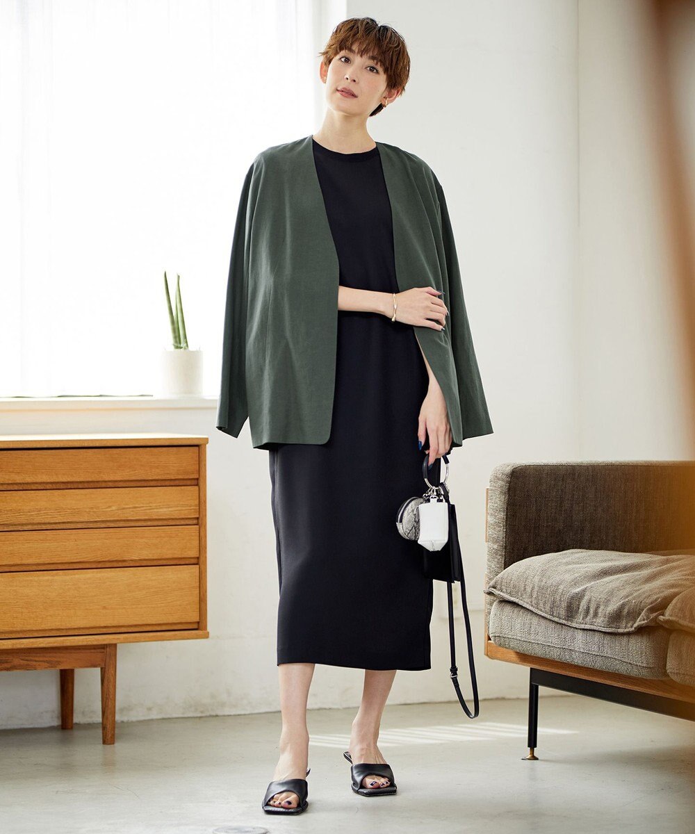 ICB 【洗える】 Unleash ノーカラージャケット 