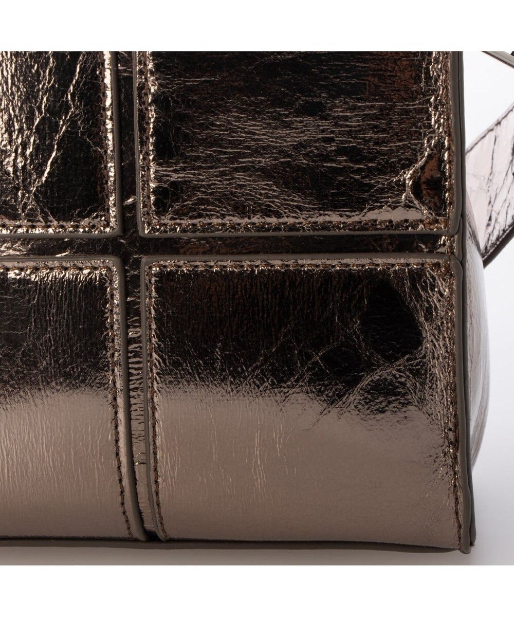 UNBILLION カシュカシュ cachecache / エナメル調ボックスパネルミニショルダー 