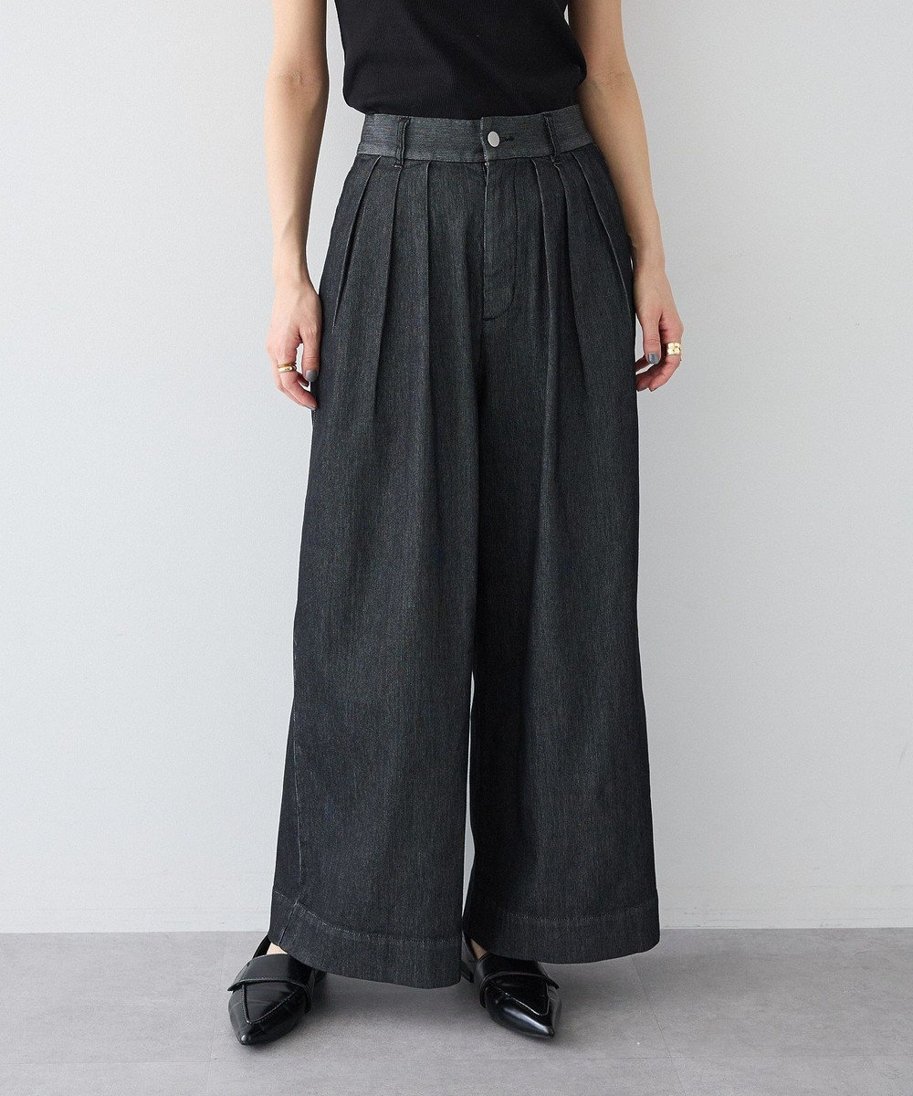 CRAFT STANDARD BOUTIQUE 3タックデニムパンツ 