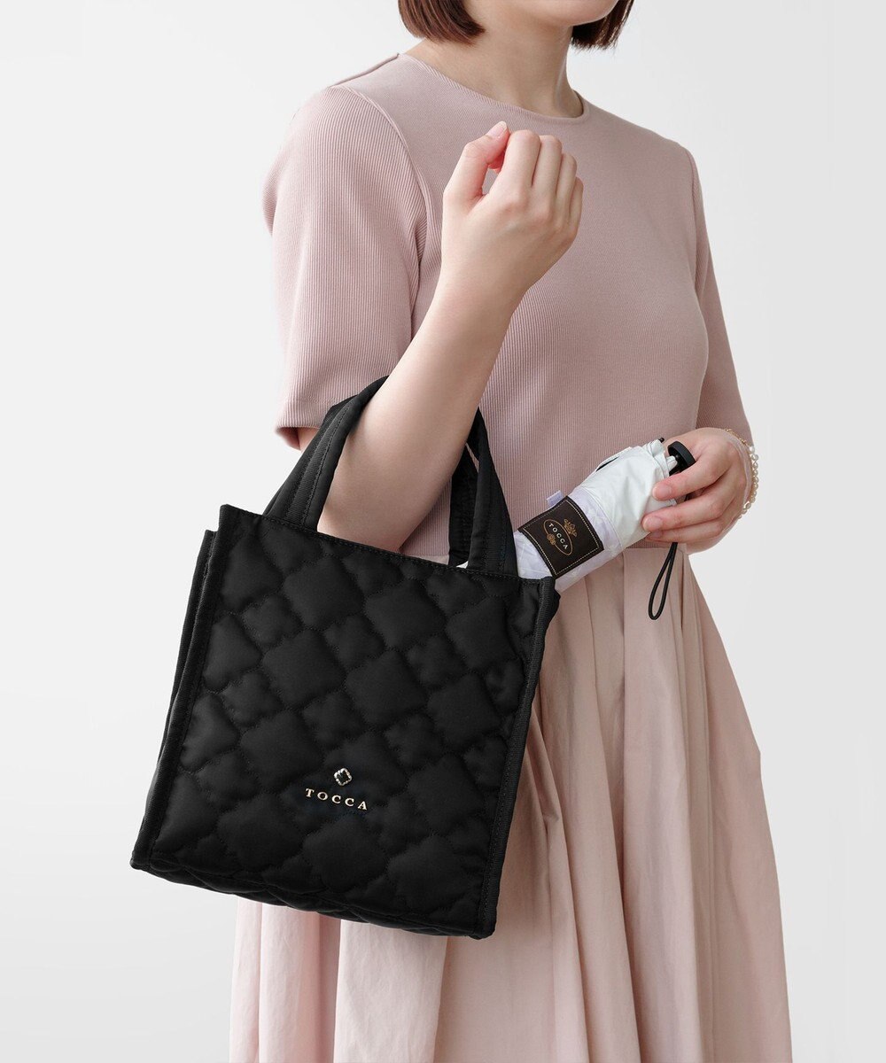 TOCCA 【撥水】CHECKER CLOVER QUILTMINIBAG キルトミニバッグ 