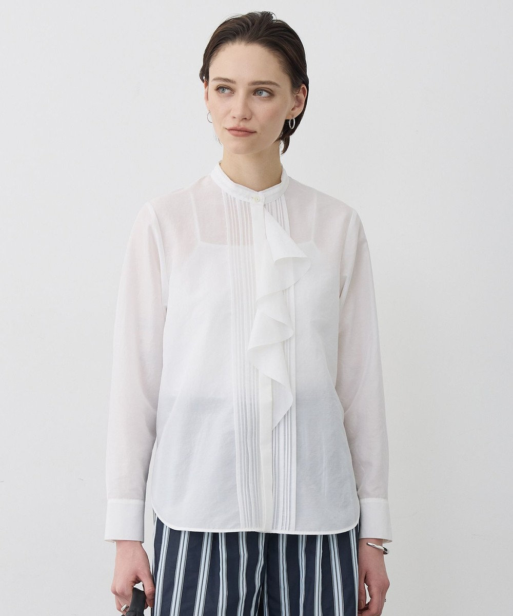 ICB 【2WAY】 セシェシルキーローン ラッフルブラウス 