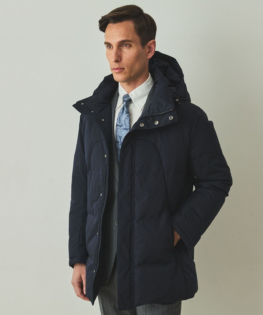 GOTAIRIKU WEB限定【仕事で着られる】ドレスダウンコート_ストレッチツイル_25年新作 