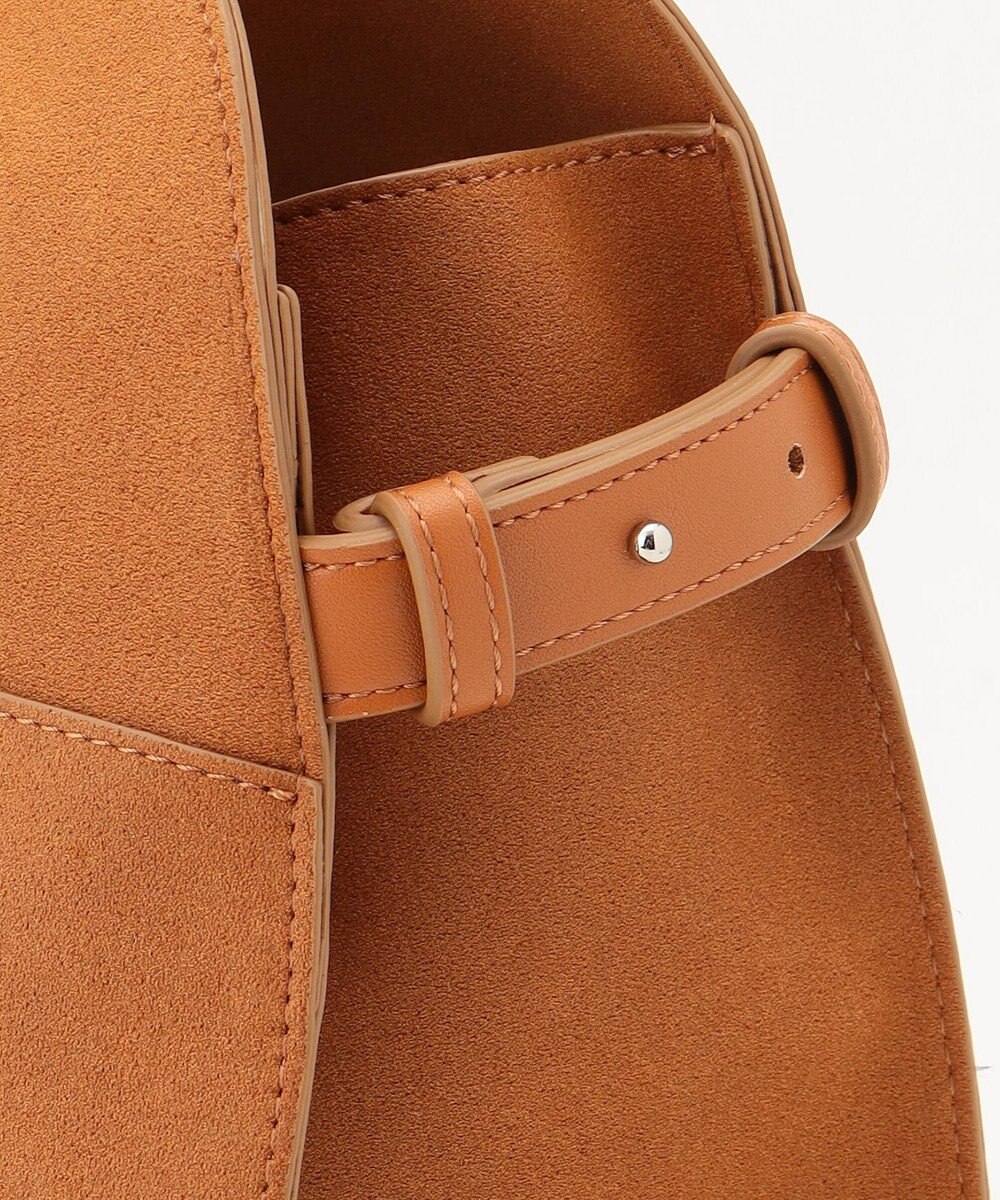 ICB 【A4サイズ収納可】スウェード ボストントート 