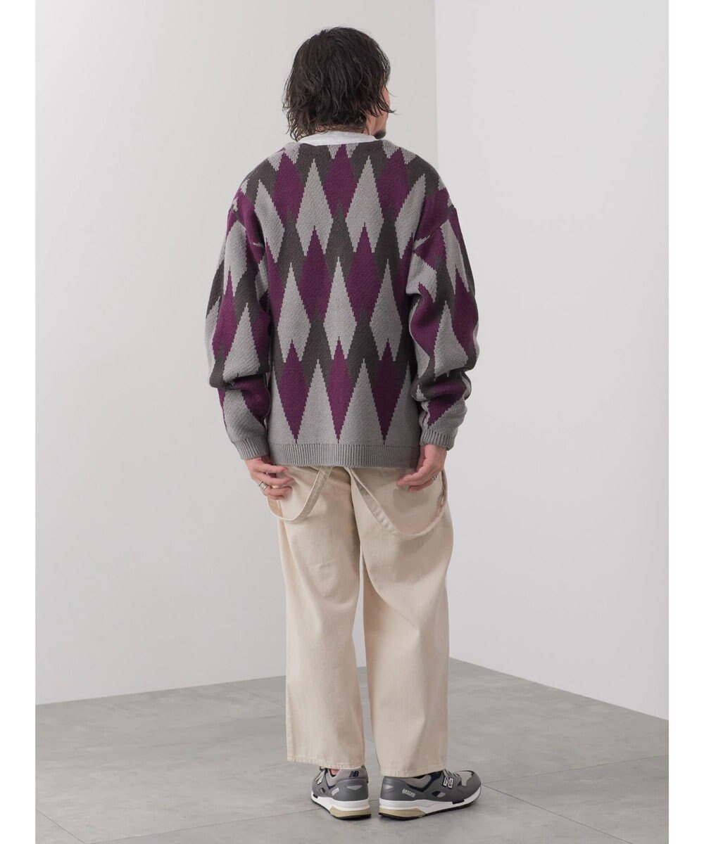 CRAFT STANDARD BOUTIQUE 【男女兼用】アーガイル柄カーディガン 