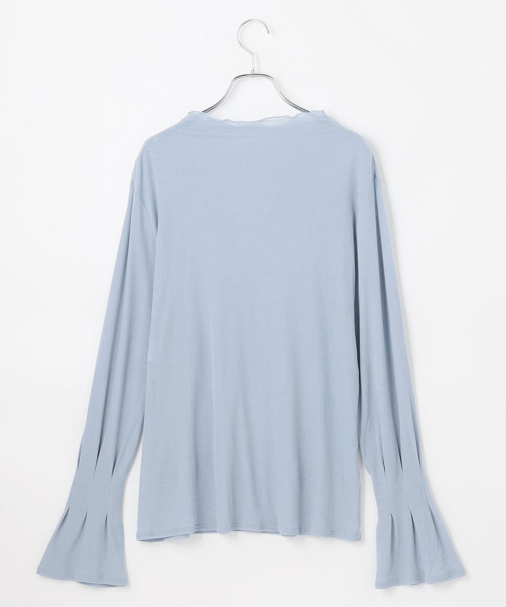 #Newans 【洗濯機可能】フレアカフスシアープルオーバー 