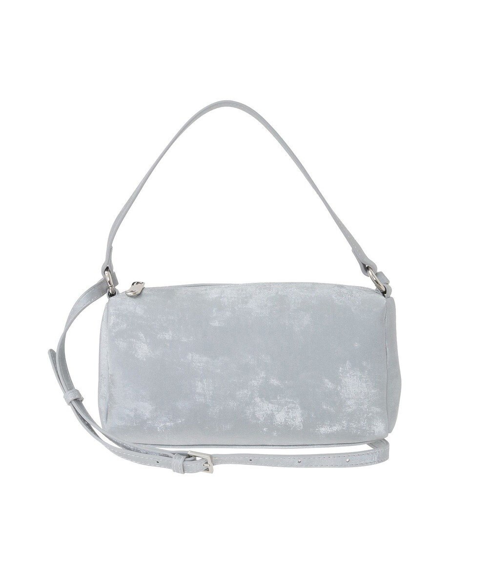 YECCA VECCA 【cache cache】シルクサテンPU筒型ショルダー 