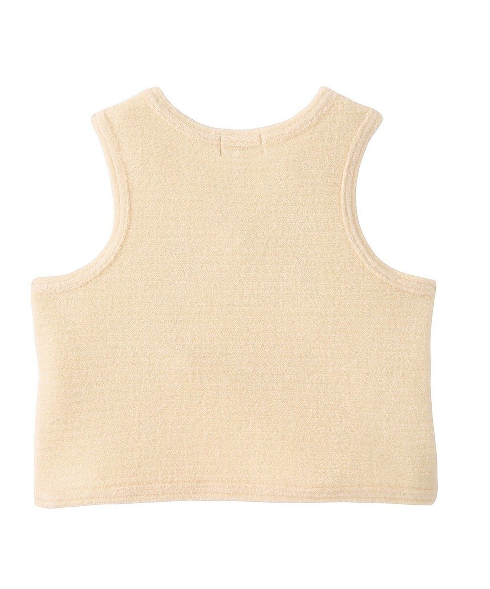 MIKI HOUSE HOT BISCUITS 【50-70cm】 パイル素材 ベビーベスト(胴着) 