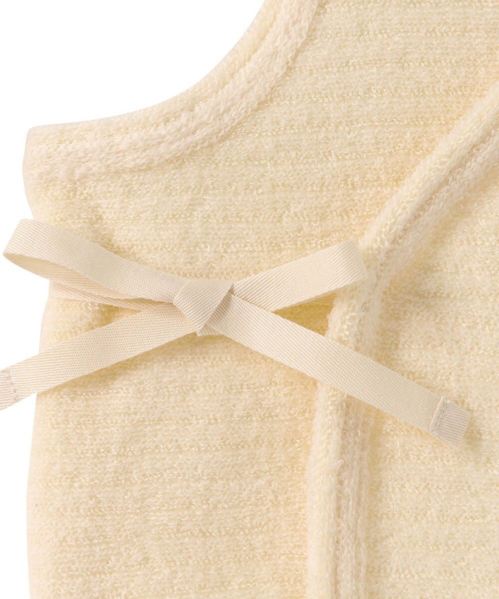 MIKI HOUSE HOT BISCUITS 【50-70cm】 パイル素材 ベビーベスト(胴着) 