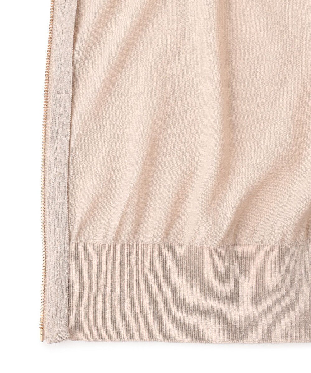 23区 【洗える】シアーコットンナイロン ニットパーカー 