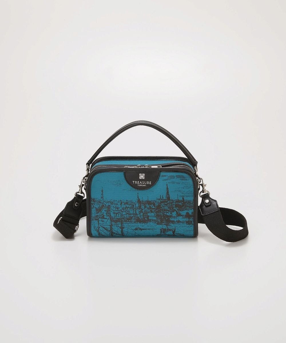 TOPKAPI 【TREASURE TOPKAPI】キャンバス プリント ワンハンドル ショルダーバッグ 