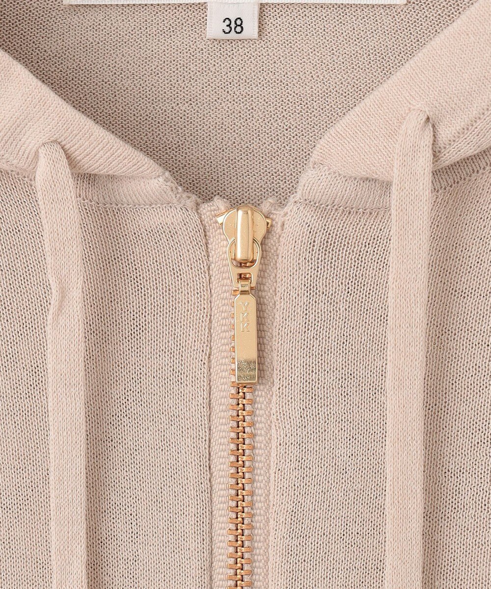 23区 【洗える】シアーコットンナイロン ニットパーカー 