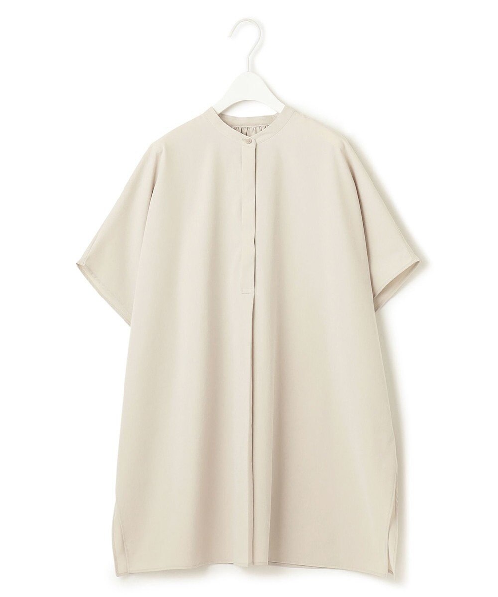 ICB 【洗える】ヴィンテージスパンブロード プルオーバーブラウス 