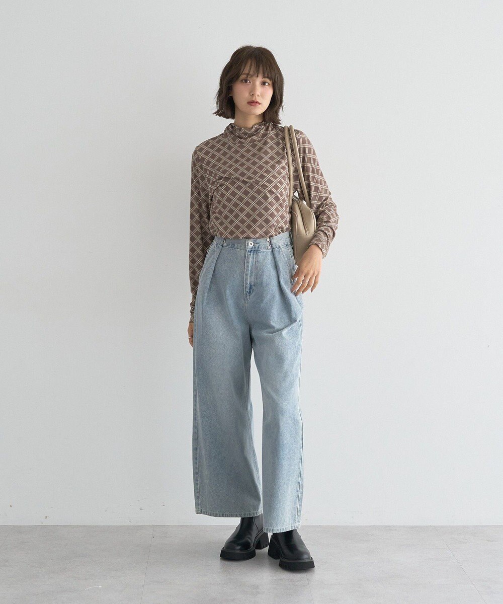 earth music&ecology 【吸湿発熱】あったかフェミニンインナー(シアーハイネック) 