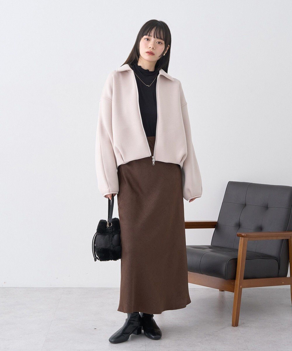 earth music&ecology 【吸湿発熱】あったかフェミニンインナー(シアーハイネック) 