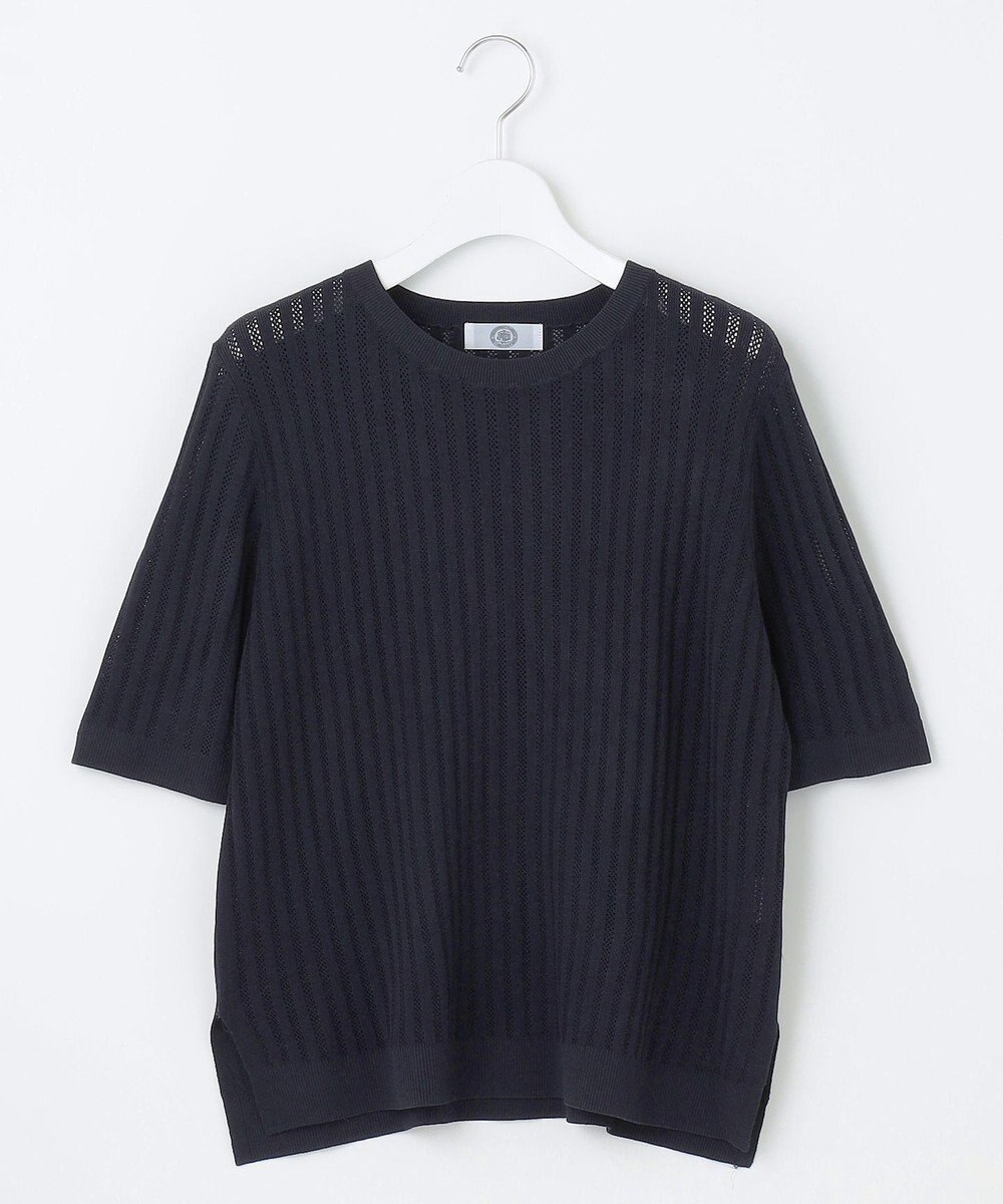 J.PRESS LADIES L 【洗える・抗菌防臭】VISCOSE STRETCH サマー ニット 