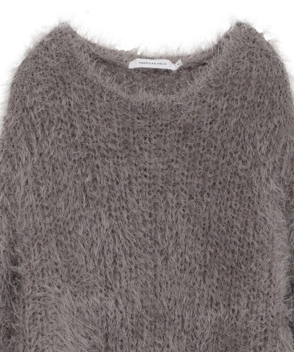 AMERICAN HOLIC シャギーニットプルオーバー 