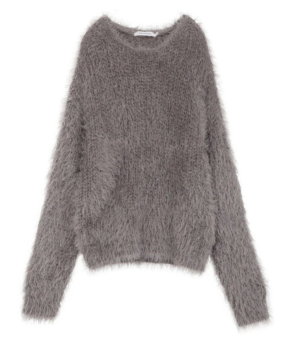 AMERICAN HOLIC シャギーニットプルオーバー 