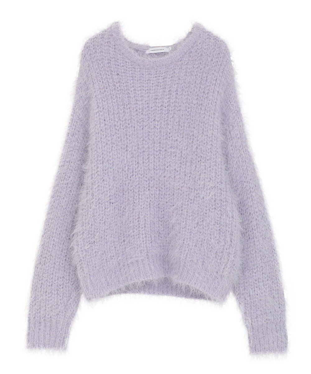AMERICAN HOLIC シャギーニットプルオーバー 