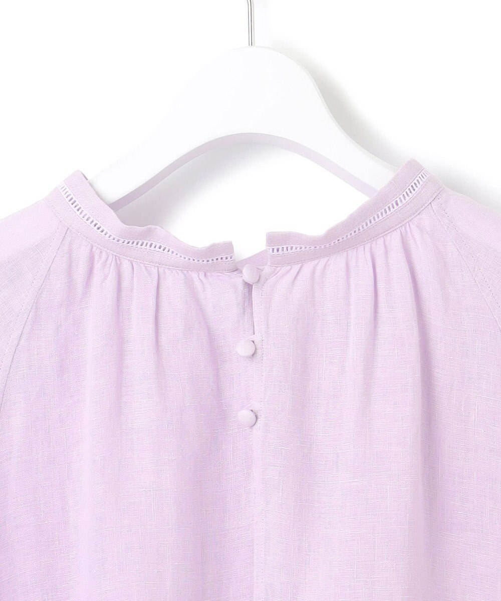 23区 S 【洗える】LIBECOリネン ボリュームスリーブ ブラウス 