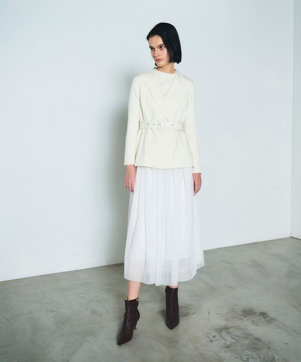 GRACE CONTINENTAL テーラーチュールワンピース 