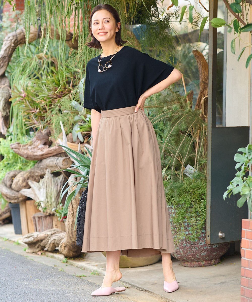 自由区 【好評につき新色追加・9色展開・洗える・XSサイズあり】クレープストレッチドルマン ニット 