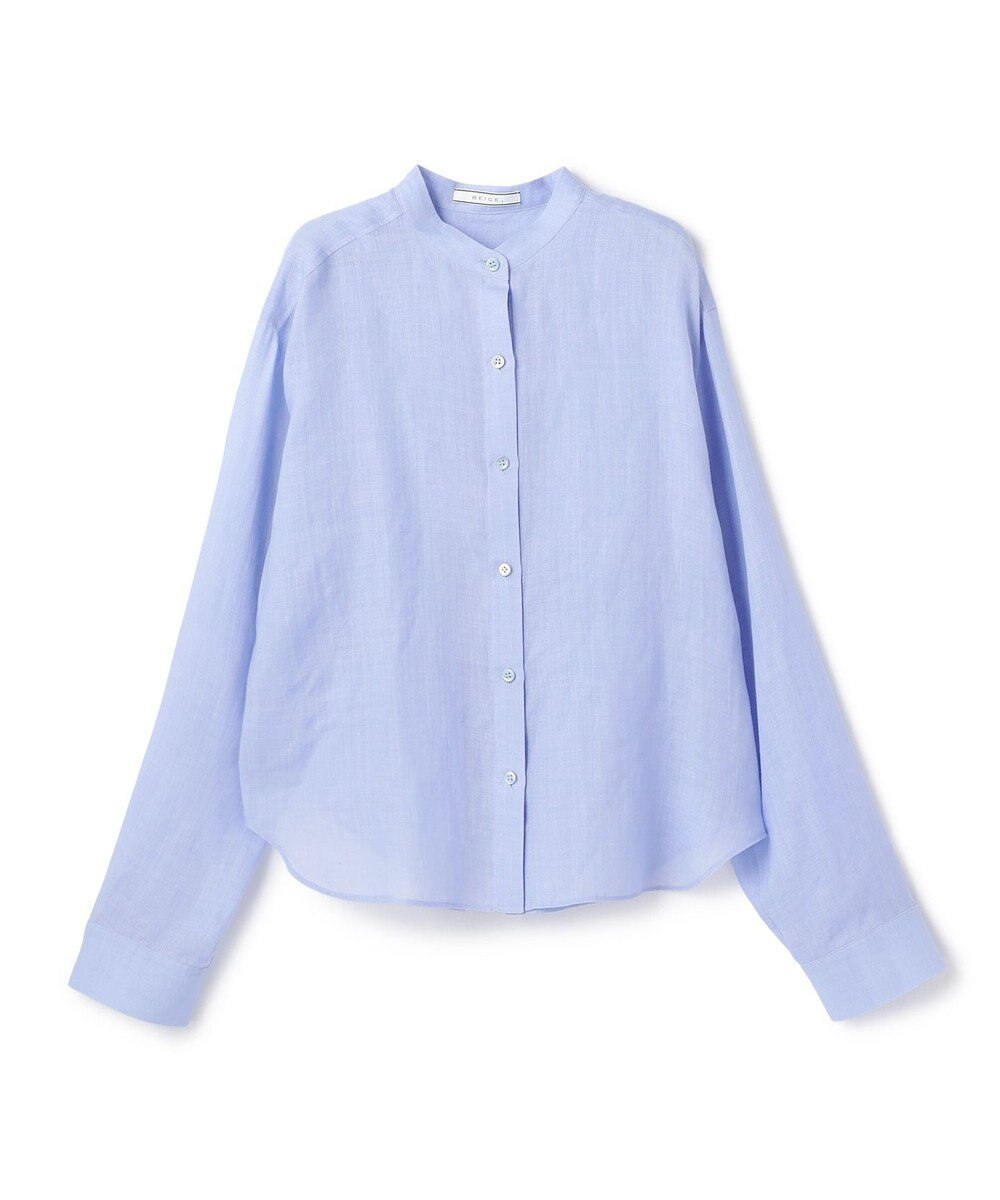 BEIGE， HALITE / リネンシアー オーバーサイズシャツ 