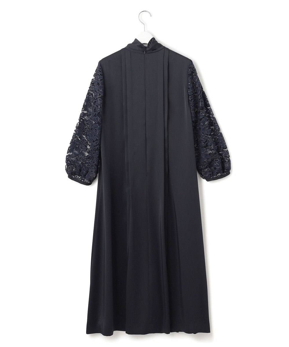 23区 【APPLAUDIR】ノーブルサテン レースコンビドレス 