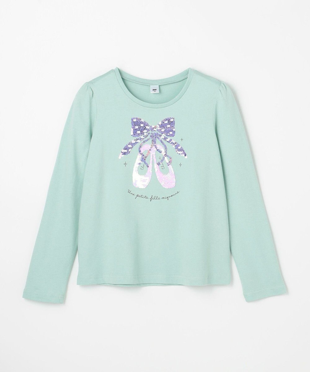 ANY KIDS ミラクルスパンコール 長袖Tシャツ 